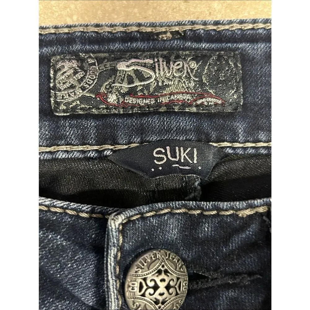Silver Suki Mid Skinny Jeans